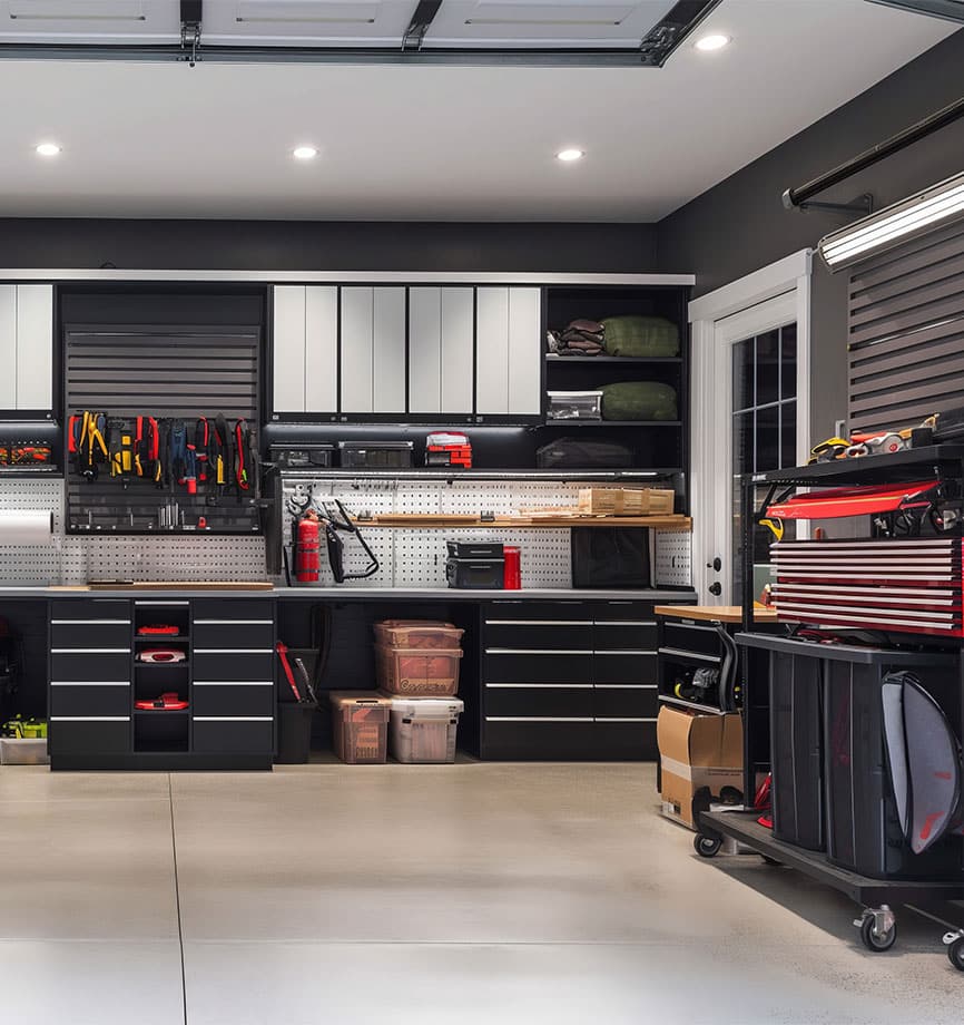 Custom Garage Storage Cabinets Built in Sarasota FL