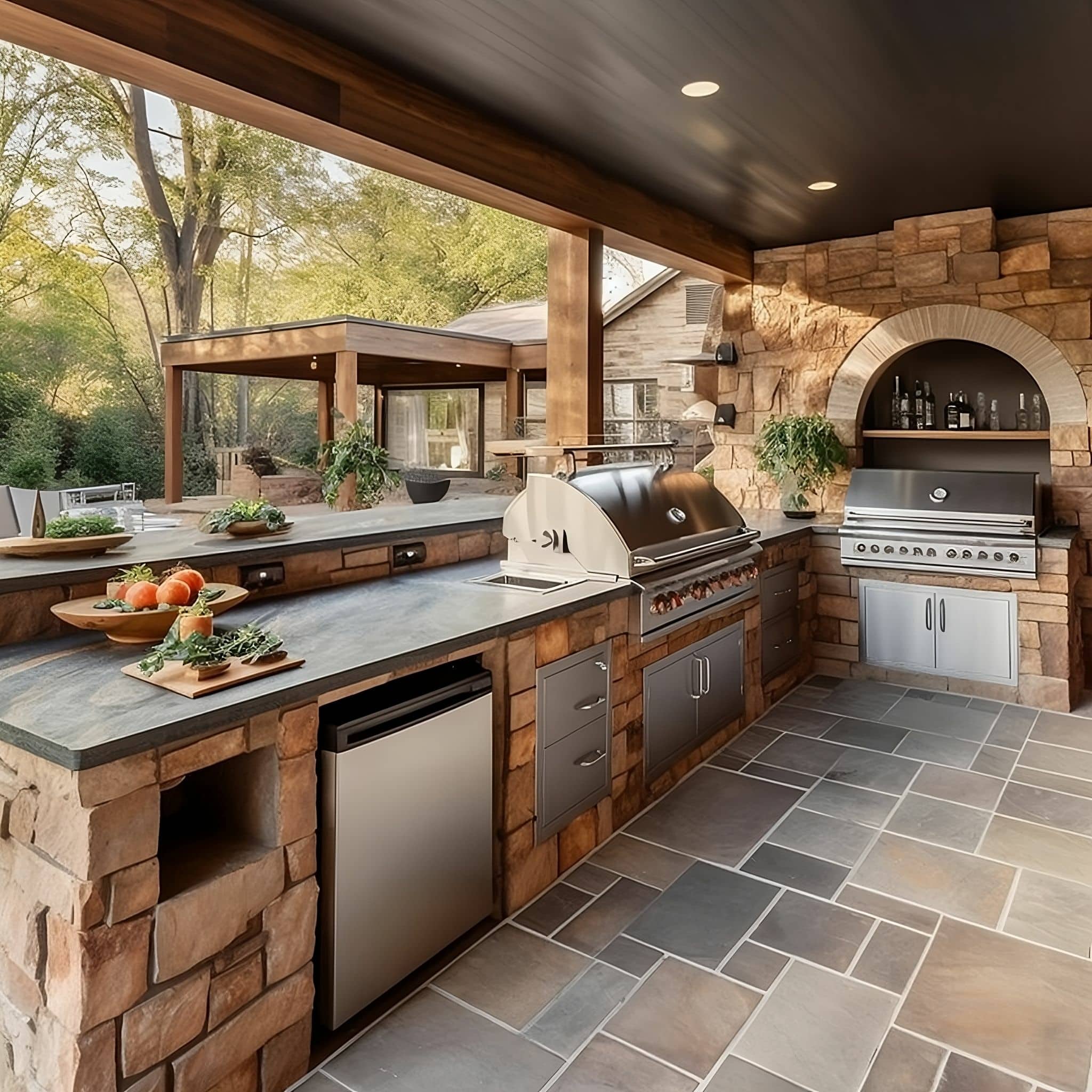 Outdoor Kitchen Remodeling Project Sarasota
